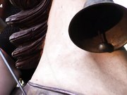 亚裔混血美女刘柔假鸡巴放在马背上插嫩逼