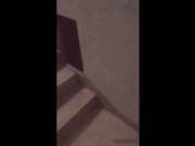 女神鹿少女夜晚约隔壁男邻居趁老婆睡着后到楼梯道啪啪