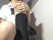 草莓内裤女孩喵喵叫牙刷瘙痒真会玩