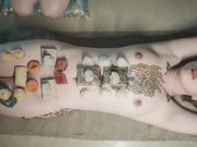 极品网红萝莉柚木双人性艺术人体盛宴狂野文身一线逼美鲍