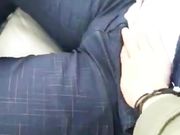 抖音小情人下班后与西装炮友路边车震玩刺激