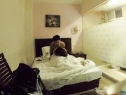 饥渴学院没男友不在学校找来炮友给力草