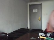 光头胖老总办公室风骚肥臀会计大姐搞的真激情小床快操塌了