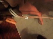 在外面乱搞被老婆请来好友一起惩罚 被电的表情太鸡巴搞笑了