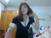 少妇制服诱惑揉奶自慰