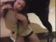 KTV包厢内淫乱组团去卫生间啪啪说爸爸干我强奸我