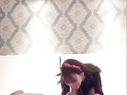 国产TS系列唐佳琪第7部 伪娘扮演小萝莉勾引大学生被暴操