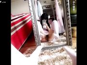 深受宅男喜爱的微博红人小女神 啪喵少女露脸自拍