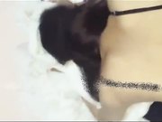 漂亮小老婆深喉卖力口交 性感情趣丝袜戴上手铐后入高潮内射