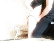 骗姐姐进屋收拾衣物在沙发上操了她