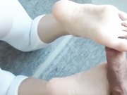 汪珍珍在健身会所练瑜伽被洋老外康爱福撕破练功裤啪