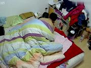 破解家庭网络摄像头偷拍简陋出租屋打工夫妻过性生活