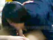 夫妻床上激情自拍 黑丝骚老婆表演一流口技