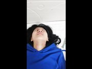 韩裔大学妹自拍流出 可爱脸蛋灵动大眼少女 认真给男友口交服务