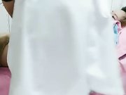 按摩店内啪啪少妇，水多逼粉叫声骚，后入侧插高潮不断