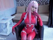 网红混血正妹bitch火爆动漫COS小姐姐被大屌男友干完阴洞干肛门内