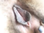 高中大奶妹第一次秀出自己的超黑木耳