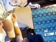 美女第一次体验在KTV里打炮 猛男有点害羞放不开