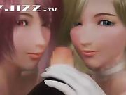 3D动漫 超大奶性感白虎女神高清表演精致口活