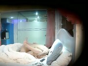 360监控偷拍 猥琐眼镜哥和极品身材的女神嘿咻嘿咻