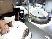 情趣酒店豪华套房360水滴摄像头偷拍情侣开房啪啪