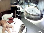 情趣酒店豪华套房360水滴摄像头偷拍情侣开房啪啪