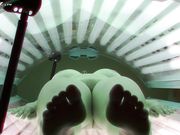 巨乳大波妹 定制高端设备日光浴被偷拍 身材真的好