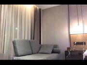 约操3500高端外围女神，美乳苗条沙发调情