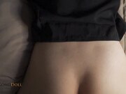 玩偶姐姐穿JK在家自慰被室友撞见，强行拉室友疯狂做爱