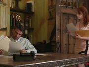 - 淫荡红发秘书athena Rayne，老板用力干